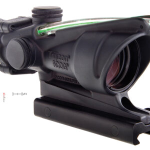 Trijicon 100229 ACOG Black Hardcoat Anodized 4x 32mm Illuminated Green Chevron Reticle