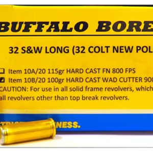 Buffalo Bore Ammunition 3H20 Buffalo-Barnes Strictly Business 45Colt 225gr Barnes VOR-TX XPB Lead Free 20 Per Box/12 Case