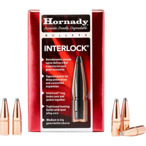 Hornady 3515 InterLock 35 Cal .358 200 gr Round Nose 100 Per Box/ 15 Case