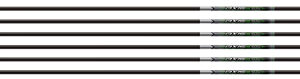 EASTON AXIS 5MM 500 W/ HALFOUT - 6-PACK W/ 2" BLAZER VANES