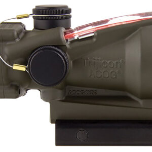 Trijicon 100309 ACOG OD Green 4x32mm Illuminated Red Chevron .223/5.56 BDC Reticle