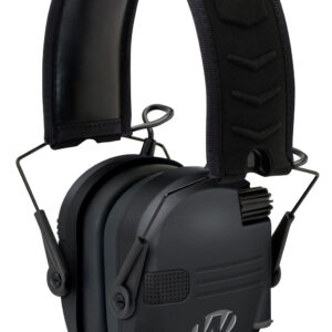 Walker's GWPRSEM Razor Slim Electronic Muff 23 dB Over the Head Black Polymer