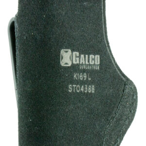 Galco STO436B Stow-N-Go IWB Black Leather Belt Clip Fits Ruger LCP/Diamondback DB Right Hand
