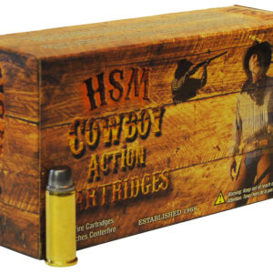 HSM 45C1N Cowboy Action 45 Colt 250 gr Round Nose Flat Point 50 Per Box/ 10 Case