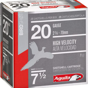 AGUILA SHOTSHELL 20GA 2.75" - 1OZ #7.5 250RD CASE LOT