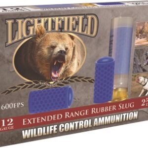 LIGHTFIELD 12GA 2.75" X-RANGE - RUBBER SLUG 5RD 10BX/CS