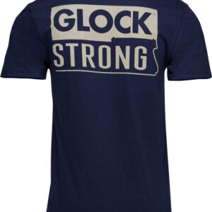 GLOCK STRONG SHORT - SLEEVE T SHIRT NAVY LARGE