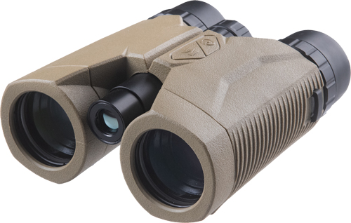 ATN BINO 10X42 LRF SERIES ARMY - BROWN 2000 YARD W/ CARRY CASE