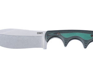 CRKT NESSMUK 2.9" GRN/SLV W/SHEATH