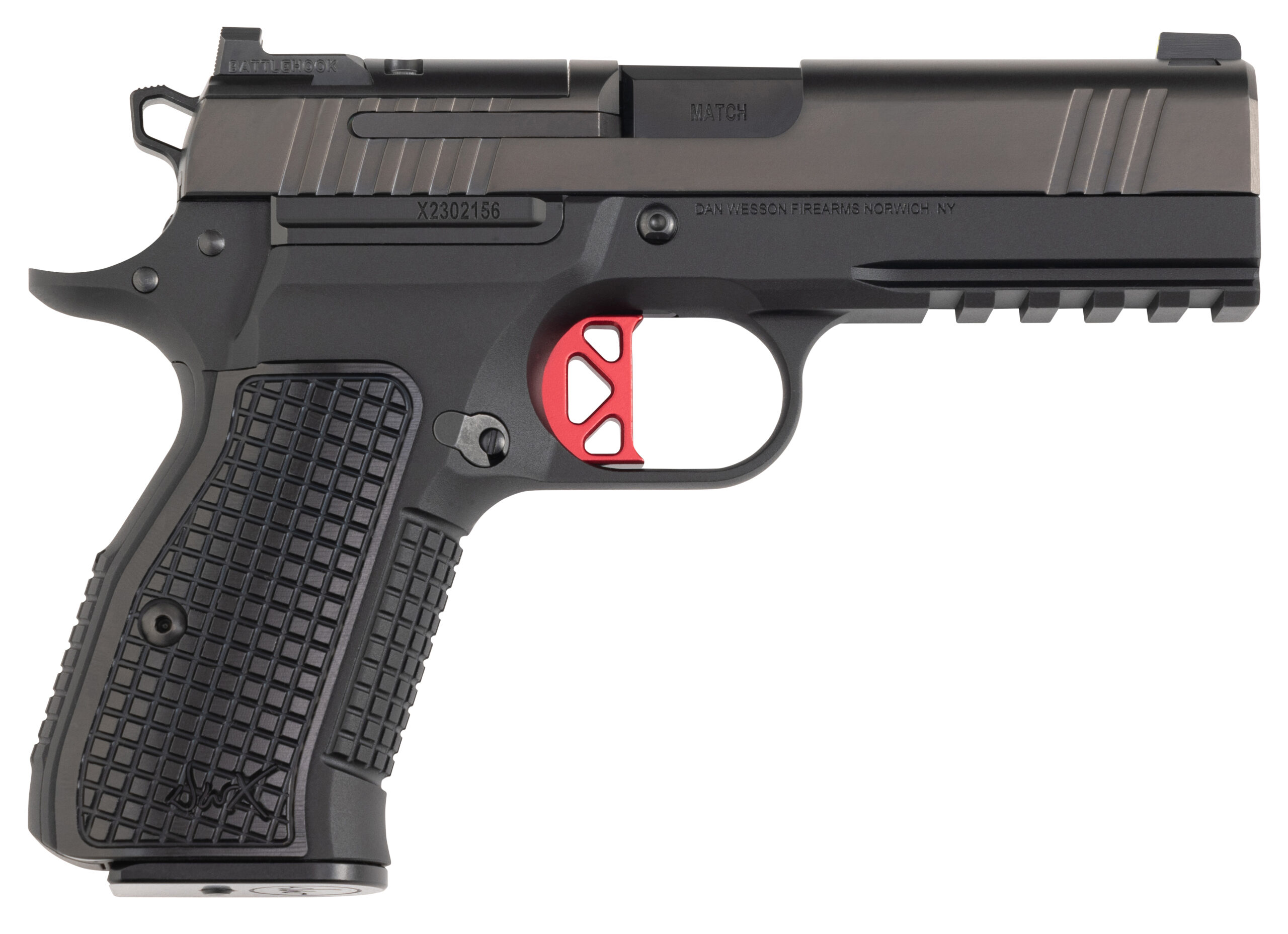 DAN WESSON DWX COMPACT 9MM 5 OR RAIL ALUM 15RD