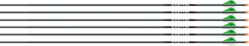 EASTON ARROW 5MM FMJ MAX 300 - 2" BLAZER HALF-OUT 6PK