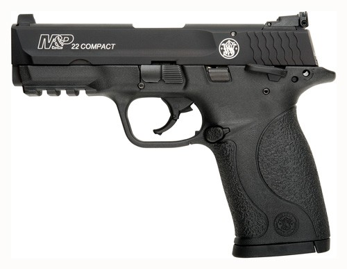 S&W M&P22 COMPACT 22LR 3.56" - AS 10 SHOT SAFETY BLK