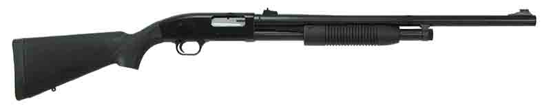 MAVERICK 88 SLUG 12GA 3" 24" - FULLY RIFLED & SIGHTS BLACK