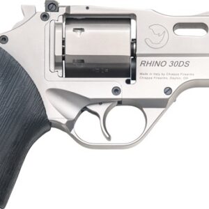 CHIAPPA RHINO 30DS 357MAG - 3" ADJ. SIGHT CHROME/RUBBER