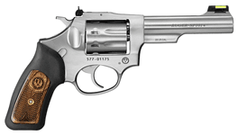 RUGER SP101 22LR 4.2" 8-SHOT - AS STAINLESS RUBBER GRIPS