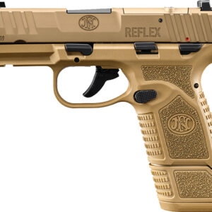 FN REFLEX MRD 9MM LUGER - 1-11RD 1-15RD FDE SAFETY