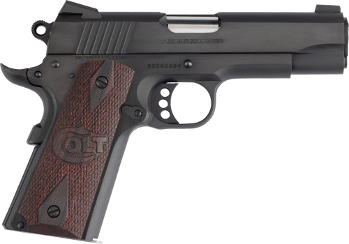 COLT COMBAT COMMANDER 38 SUPER - 4.25" 9" BLUED G10 GRIPS
