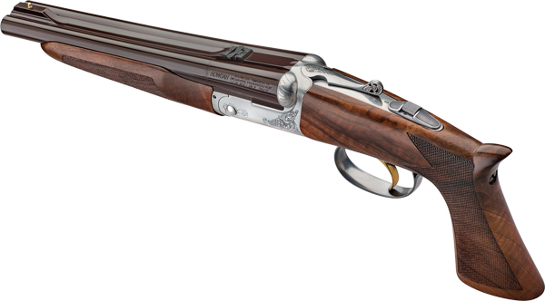 PEDERSOLI HOWDAH DELUXE 45/410 - 10.25" 3" WOOD/BLUED