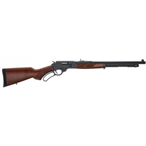 Henry H018G-410R lever action .410 bore shotgun with walnut stock and blued barrel