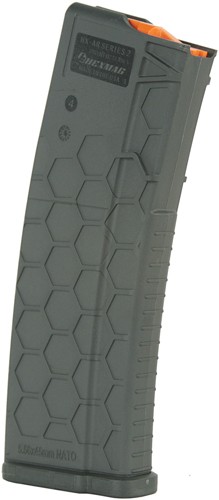 HEXMAG MAGAZINE AR-15 5.56X45 - 15RD GRAY POLYMER SERIES 2