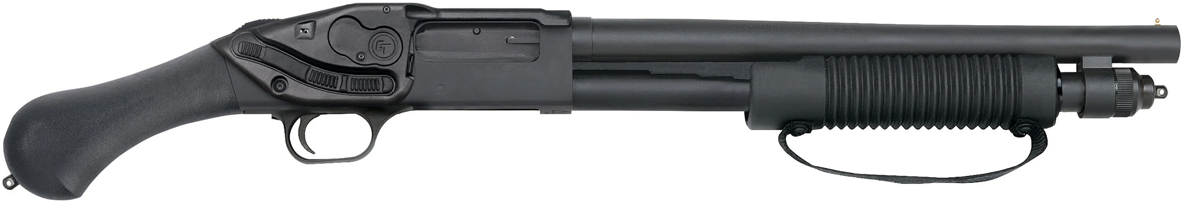MOSS 590 SHOCKWAVE LASER SADDLE 12GA 14 CYL 6RD