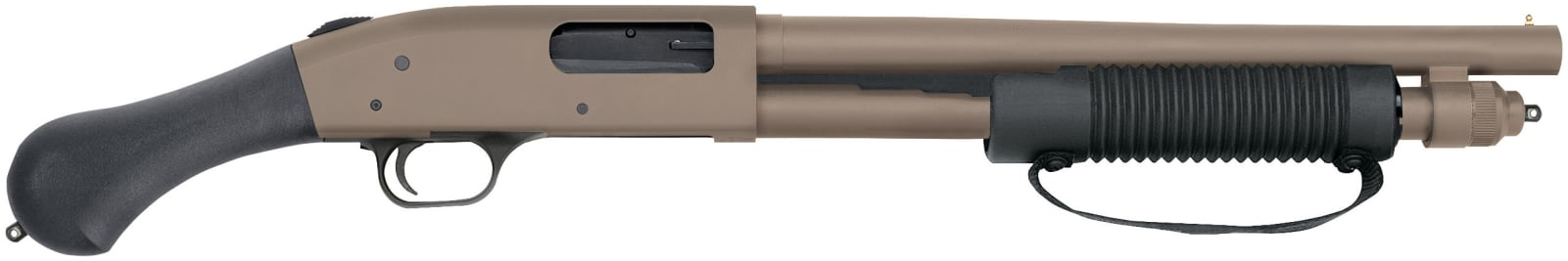MOSS 590 SHOCKWAVE 12GA 14.375 FDE RAPTOR GRIP