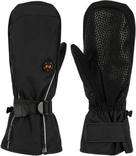 MOBILE WARMING UNISEX STORM - HEATED MITTEN BLACK LARGE - Image 2