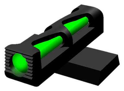 HIVIZ LITEWAVE FRONT SIGHT FOR - SIG P SERIES MACHINED SLIDE #8