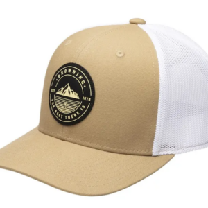 BRN CAP SOUTH SLOPE SNAP BK TAN/WHT