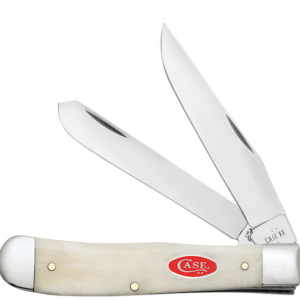 CASE TRAPPER 41/8" 2BL NAT BONE