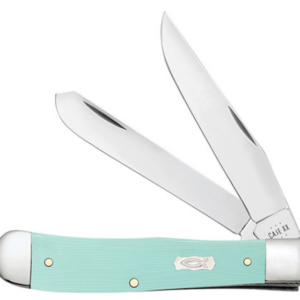 CASE TRPR 41/8" 2BL SEAFOAM GRN G10