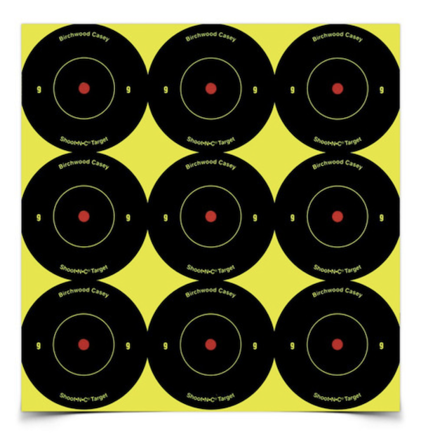 BC SNC 2" BULL'S-EYE TARGET - 1TGTS
