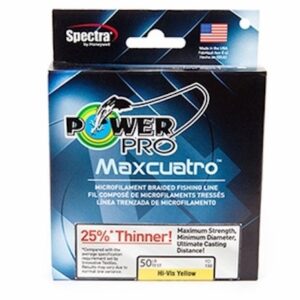 PWR PRO MAXCUATRO 65LB 3000YDS YEL