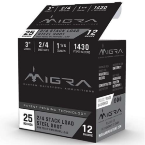 MIGRA WTRFWL STEEL 20G 3" 2-4 25B