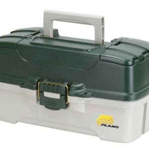 PLANO 3 TRAY TACKLE BOX GRN/WHITE