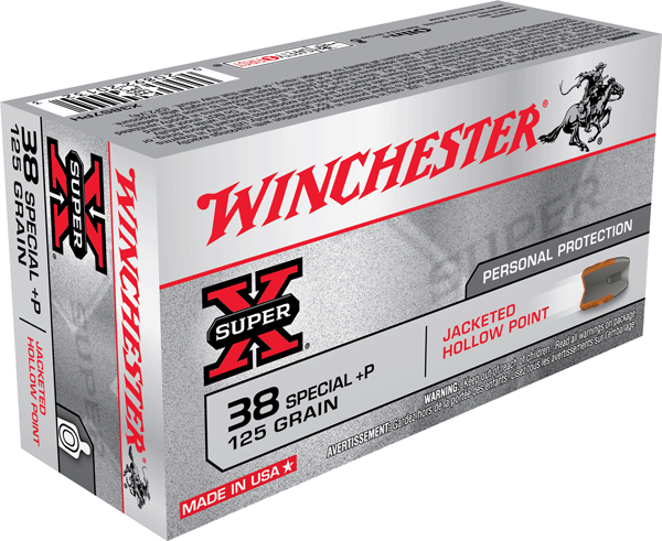 WIN 38 SPC+P 125GR JHP 50BX