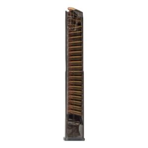 Elite Tactical Systems Carbon Smoke Handgun Magazine for Glock 17 9mm Luger 40/rd