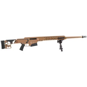Barrett MK 22 Deployment Kit Rifle 338 Norma/300 Norma/308 Win 10rd Magazines (5) 27" Fluted Barrel Coyote Brown