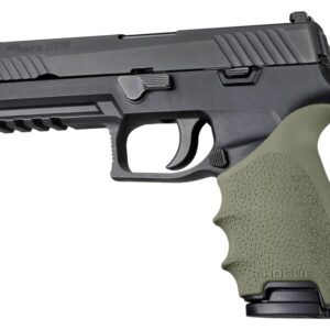 Hogue HandAll Beavertail Grip Sleeve Sig Sauer P320 OD Green