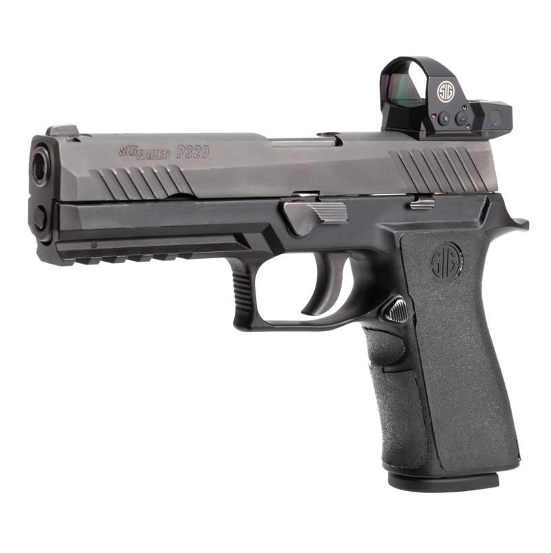 Hogue Wrapter Rubber Adhesive Grip for SIG SAUER P320 Full Size Models (X5 Grip Module) - Black