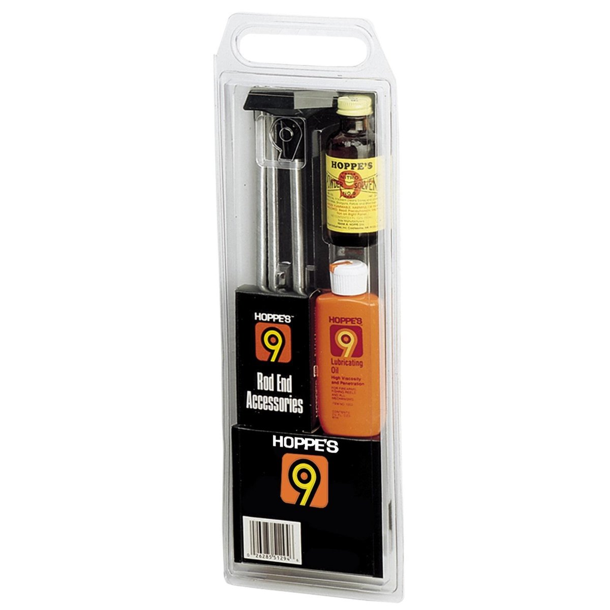 Hoppe's Clamshell Cleaning Kit with Steel Rod - .17/.204 Caliber HMR