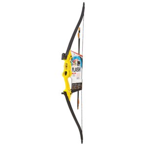 Bear Archery Traditional Youth Bow Flash 18lb Ambidextrous Yellow
