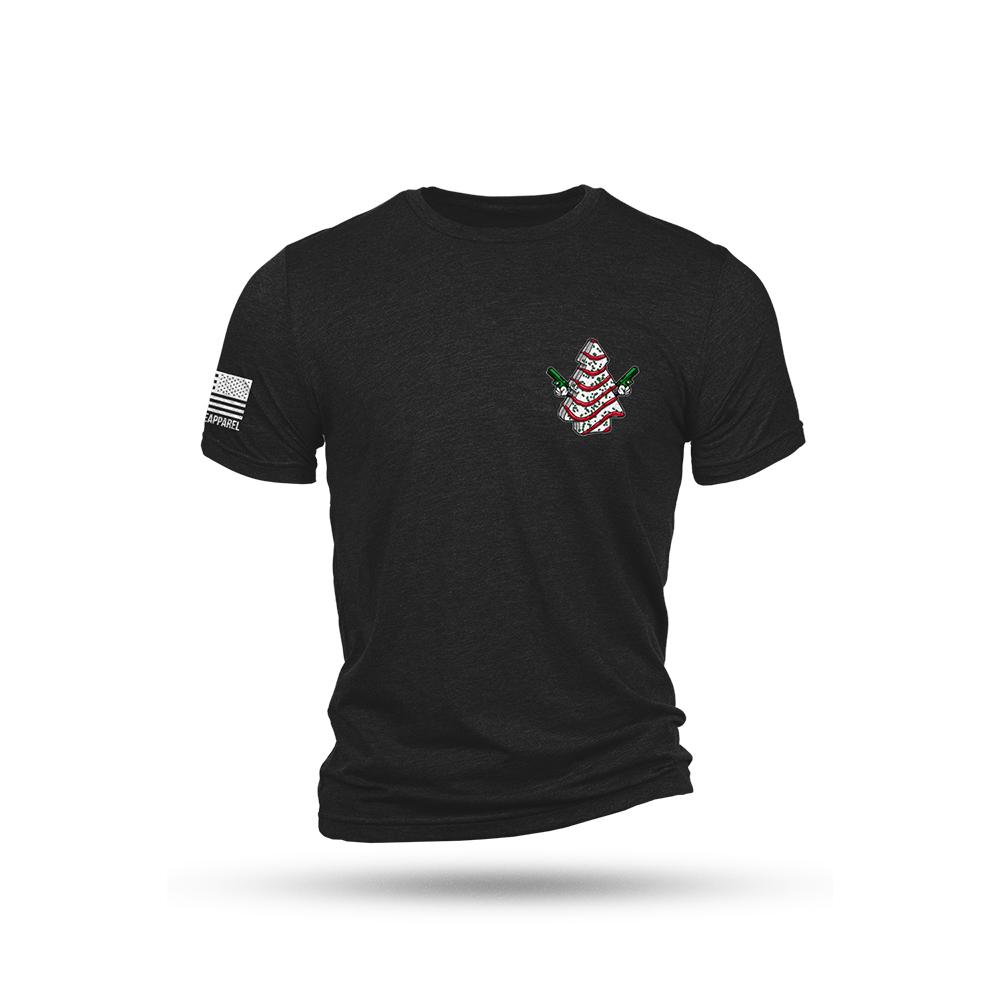 Nine Line Cake Tree Triblend Short Sleeve Shirt Black L
