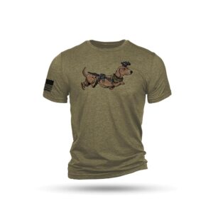 Nine Line Tactical Wiener Short Sleeve Shirt Olive Triblend XL