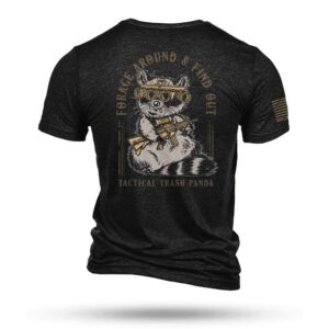 Nine Line Tactical Trash Panda Tri-Blend T-Shirt Black XL