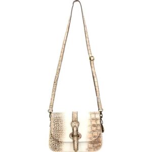 Smith & Wesson Croc Crossbody Concealed Carry Purse Beige