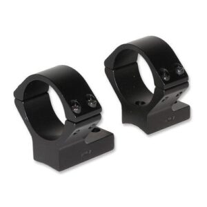 Talley Lightweight Alloy Scope Mounts - Black Anodized - 30mm - Low Weatherby Accumark-Magnum & Mark V (9 LUG)