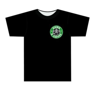 Tuff Products Guns and Coffee Short Sleeve Shirt Black XL