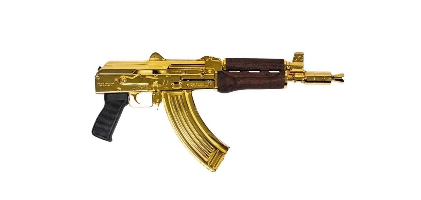 ZASTAVA ARMS USA ZPAP92 7.62X39 24K GOLD/WD