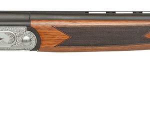 Dickinson LLC GW12W28P Green Wing  12 Gauge 2rd 3" 28" Matte Black Vent Rib Barrel, Engraved Steel Receiver w/Satin Silver Metal Finish, Bead Front Sight, Wood Stock & Ejector